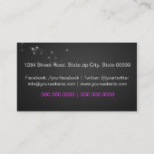 Makeup Artist business card 名刺 (裏面)