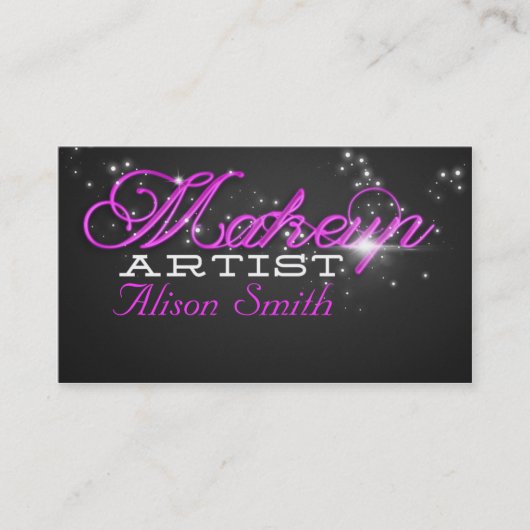 Makeup Artist business card 名刺 (正面)