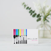 Makeup artist Business card 名刺 (スタンド正面)