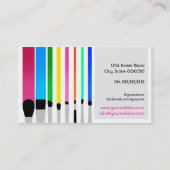 Makeup artist Business card 名刺 (裏面)