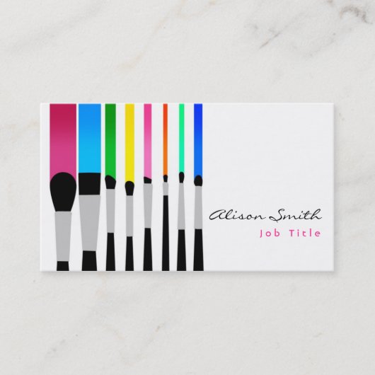 Makeup artist Business card 名刺 (正面)