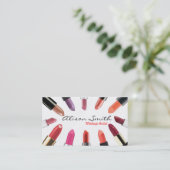 Makeup artist Business card 名刺 (スタンド正面)