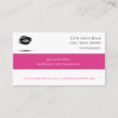Makeup artist Business card 名刺 (裏面)