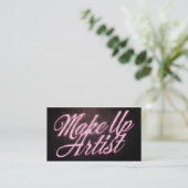 Makeup artist business card 名刺 (スタンド正面)
