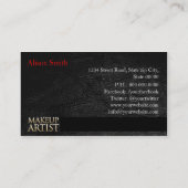 MakeUp artist business card 名刺 (裏面)