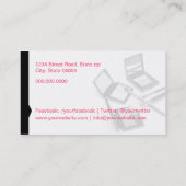 Makeup artist business card 名刺 (裏面)
