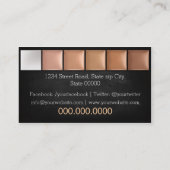 Makeup Artist / Cream Eyeshadow Palette 名刺 (裏面)