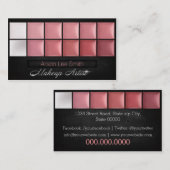 Makeup Artist / Cream Eyeshadow Palette 名刺 (正面/裏面)