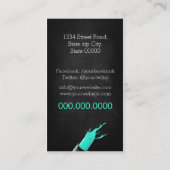 Makeup Artist / Cyan Lipstick 名刺 (裏面)