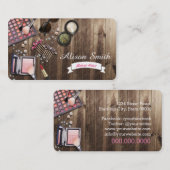 Makeup Artist Desk / Makeup Vanity Desk 名刺 (正面/裏面)