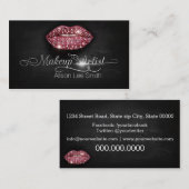 Makeup Artist / Diamonds Sparkle Lips 名刺 (正面/裏面)