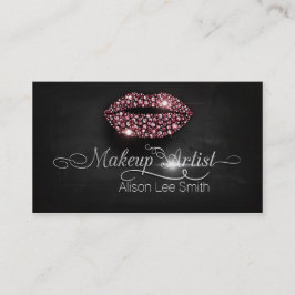 Makeup Artist / Diamonds Sparkle Lips 名刺