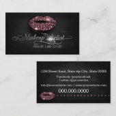 Makeup Artist / Diamonds Sparkle Lips 名刺 (正面/裏面)