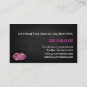 Makeup Artist / Diamonds Sparkle Lips 名刺 (裏面)