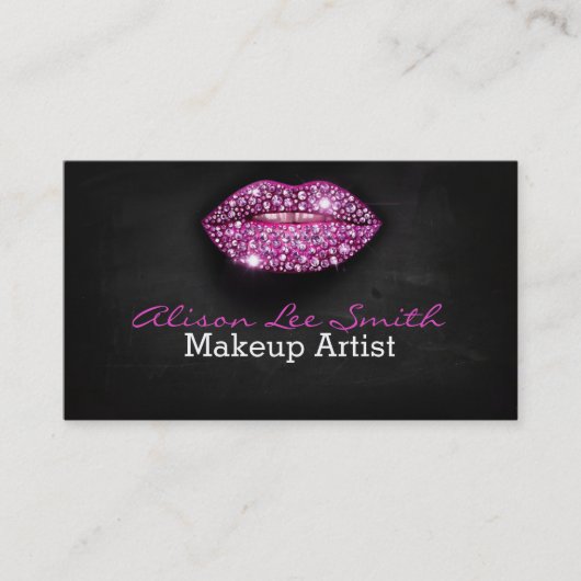 Makeup Artist / Diamonds Sparkle Lips 名刺 (正面)