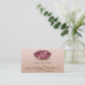 Makeup Artist / Diamonds Sparkle Lips 名刺 (スタンド正面)