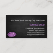 Makeup Artist / Diamonds Sparkle Lips 名刺 (裏面)