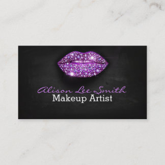 Makeup Artist / Diamonds Sparkle Lips 名刺