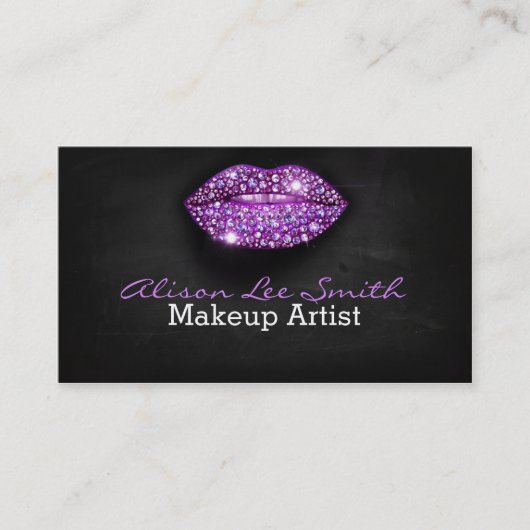 Makeup Artist / Diamonds Sparkle Lips 名刺 (正面)