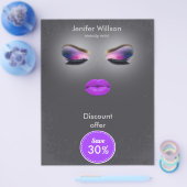 Makeup Artist Discount Offer チラシ (シングル)