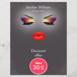 Makeup Artist Discount Offer チラシ