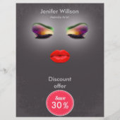 Makeup Artist Discount Offer チラシ (正面)