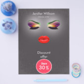 Makeup Artist Discount Offer チラシ (シングル)