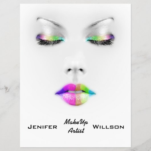 Makeup Artist Discount Offer Flyer チラシ (正面)