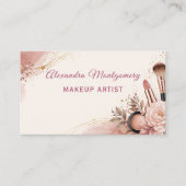 Makeup Artist Elegant Business Card 名刺 (正面)