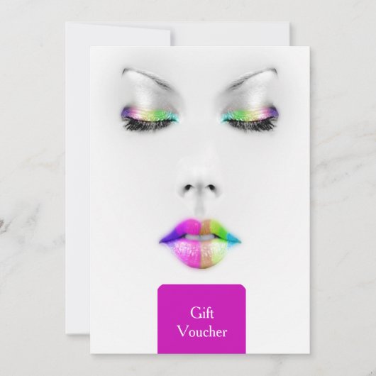 Makeup Artist Gift Voucher (正面)