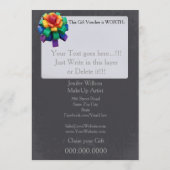 Makeup Artist Gift Voucher (裏面)