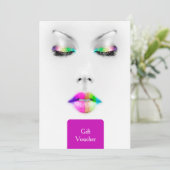Makeup Artist Gift Voucher (スタンド正面)