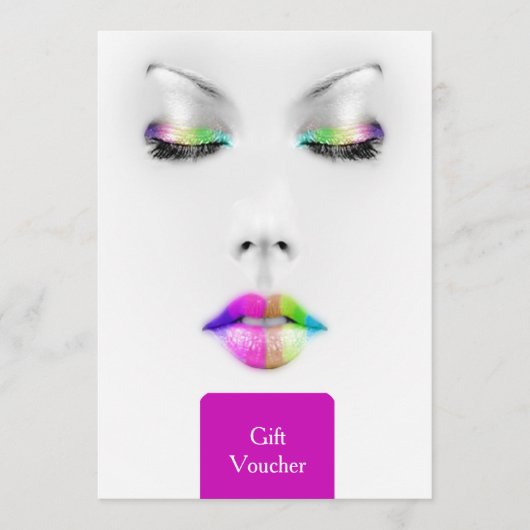 Makeup Artist Gift Voucher (正面)