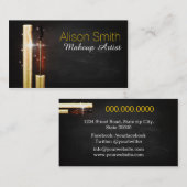 Makeup Artist / Golden Sparkle Mascara 名刺 (正面/裏面)