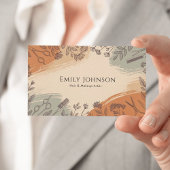 Makeup Artist Hair Stylist Salon Modern  名刺