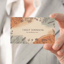 Makeup Artist Hair Stylist Salon Modern  名刺