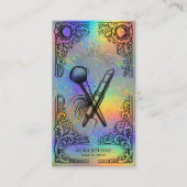 Makeup Artist | Holographic Beauty Celestial 名刺 (正面)