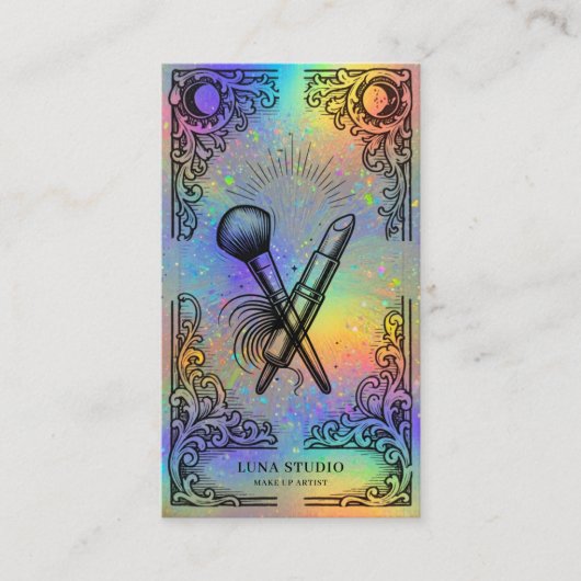 Makeup Artist | Holographic Beauty Celestial 名刺 (正面)