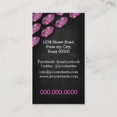 Makeup Artist / Pink Diamonds Sparkle Lips 名刺 (裏面)