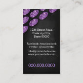 Makeup Artist / Violet Diamonds Sparkle Lips 名刺 (裏面)