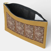 Makeup Bag with design from Papua New Guinea アクセサリーポーチ (見開き)