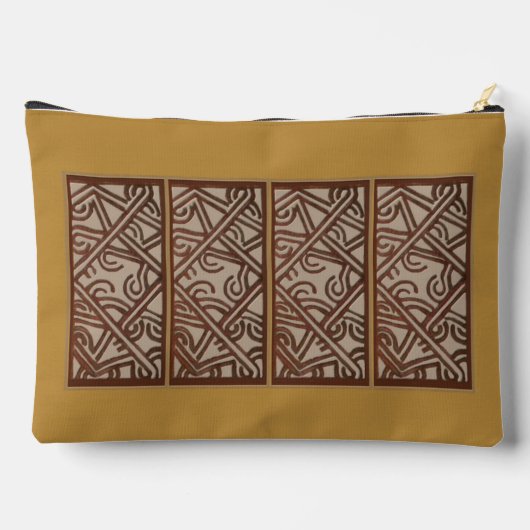 Makeup Bag with design from Papua New Guinea アクセサリーポーチ (裏面)