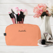 Makeup bag with personalized name, customized  ドップキット