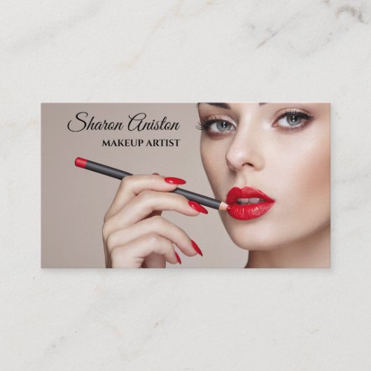 Makeup & Beauty Salon Visitenkarte 名刺 (正面)