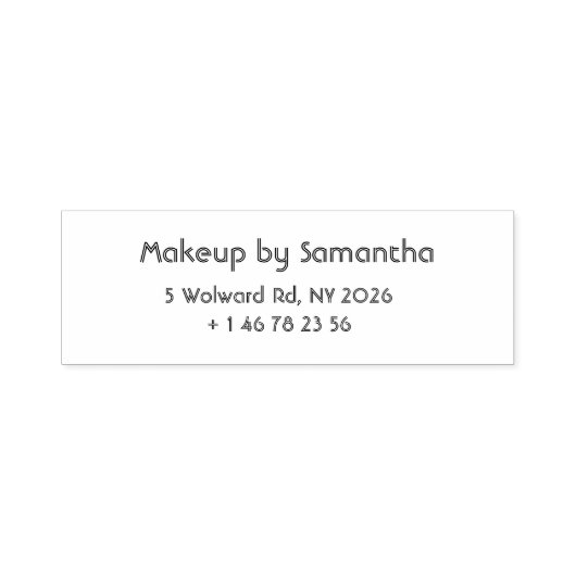 Makeup Business Self-Inking Stamp セルフインキングスタンプ (デザイン)