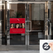 Makeup Business Window Cling ウィンドウサイン (オフィスドア)