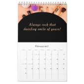 makeup Calendar カレンダー (2月 2027)