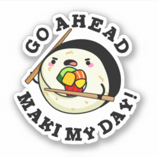 Maki My Day Sushi Punをおもしろい実行 シール