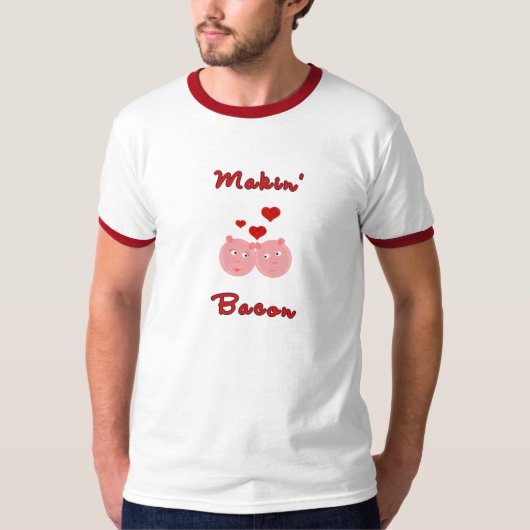 MakinのベーコンのTシャツ Tシャツ (正面)