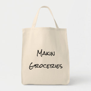 Makinの食料雑貨の買い物袋 トートバッグ